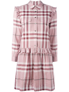 платье в клетку Burberry