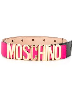 ремень с логотипом  Moschino