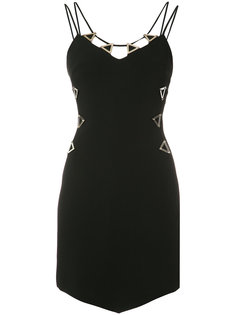 metal neckline dress David Koma