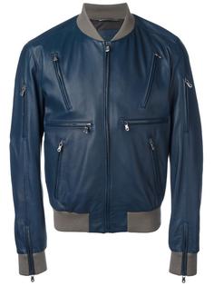 leather bomber jacket Dolce &amp; Gabbana