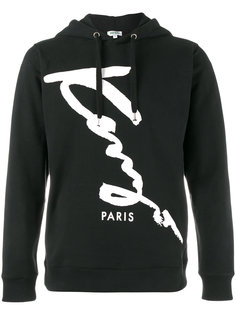 signature print hoodie Kenzo