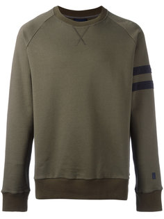 distressed sleeve stripe sweatshirt Lanvin