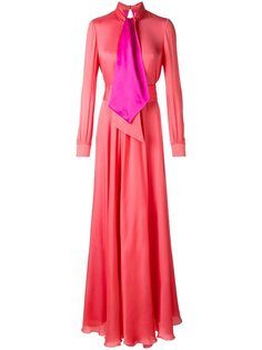 tied neckline maxi dress Lanvin