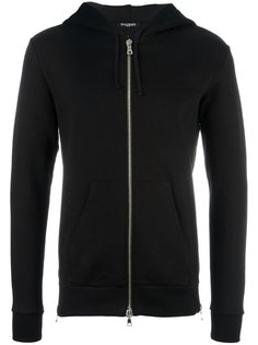 side zip fastened hoodie Balmain