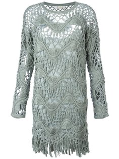 fringed macrame dress Chloé