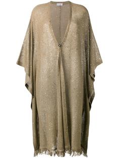 sequin embellished oversized cardigan  Brunello Cucinelli