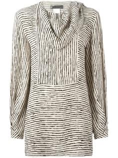draped neck striped blouse Sportmax