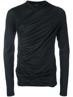 wrap front sweatshirt Balmain