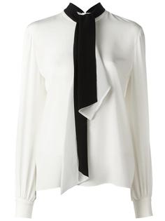 neck tie blouse Lanvin