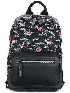 Evolutive Cranes print backpack Lanvin