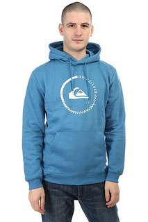 Толстовка кенгуру Quiksilver Big Logo Hood Vallarta Blue