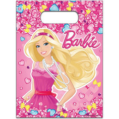 Пакет для подарков (набор 6 шт), Barbie Росмэн