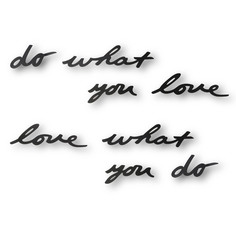 Надпись декоративная "do what you love" Umbra