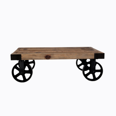 Кофейный столик на колесах «Лофт» Object Desire