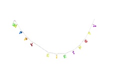 Гирлянда  "Happy birthday" Globo