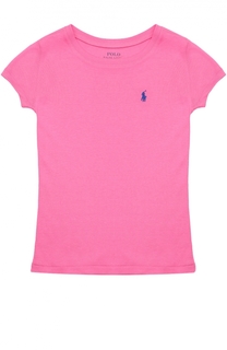 Футболка джерси с логотипом бренда Polo Ralph Lauren