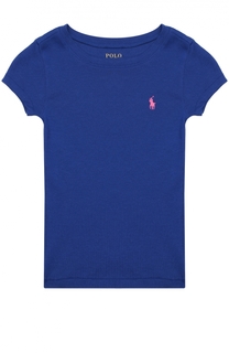 Футболка джерси с логотипом бренда Polo Ralph Lauren
