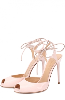 Кожаные босоножки Muse на шпильке Gianvito Rossi