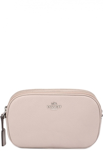 Кожаная сумка на молнии Coach