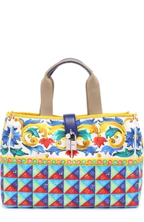 Сумка Dolce Shopping с принтом Dolce &amp; Gabbana