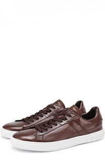 Кожаные кеды на шнуровке Tod’s Tods