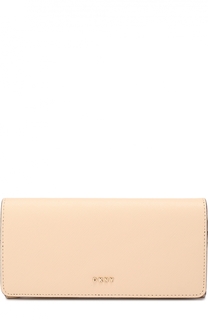Кожаное портмоне с клапаном DKNY