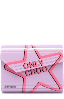 Клатч Candy с принтом Jimmy Choo