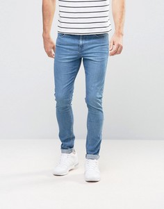 Синие супероблегающие джинсы ASOS - Синий