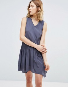 Платье с отделкой кроше Vero Moda - Темно-синий