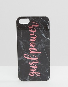 Чехол для iPhone 5/SE с мраморным узором Skinnydip Girl Power - Мульти