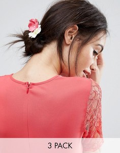 3 заколки для волос ASOS - Мульти