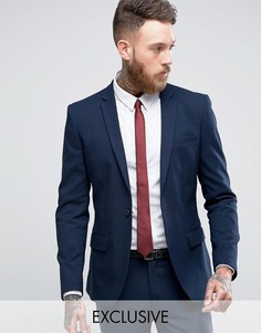 Темно-синий супероблегающий пиджак Only &amp; Sons - Темно-синий