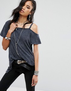 Футболка Free People Coraline - Серый