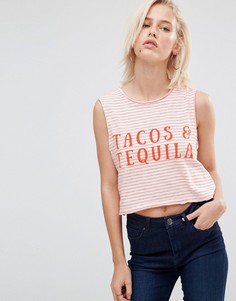 Майка Minkpink Tacos And Tequila - Оранжевый