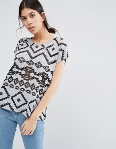 Топ с короткими рукавами Vero Moda Jenny - Черный