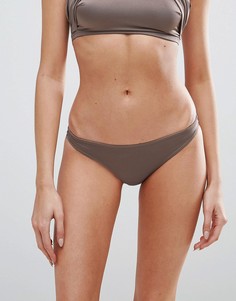 Бикини плавки‑хипстеры эксклюзивно для ASOS FULLER BUST - Коричневый