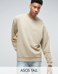 Бежевый оversize-свитшот ASOS TALL - Бежевый