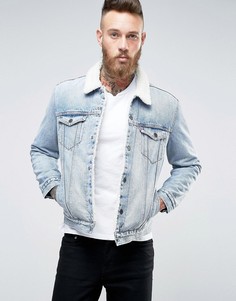 Куртка на подкладке из искусственного меха Levis Type 3 - Синий Levis®