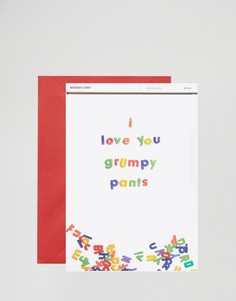 Открытка ко Дню Святого Валентина Grumpy Pants - Мульти Gifts
