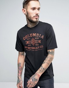 Черная футболка с логотипом Columbia Rough &amp; Rocky - Черный