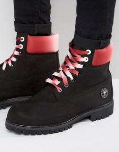 Черные премиум-ботинки Timberland 6 дюймов - Черный