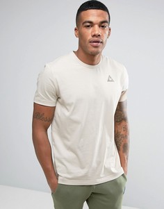 Бежевая футболка с небольшим логотипом Le Coq Sportif 1711063 - Бежевый