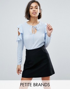 Рубашка с вырезами на плечах Miss Selfridge Petite - Мульти