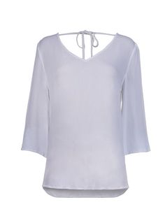 блузка с отделкой кружевом La Reine Blanche