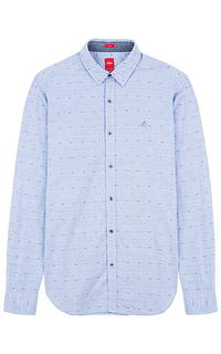 рубашка с принтом S.Oliver Casual Man