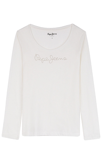 футболка с декором Pepe Jeans London