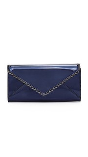 Большой металлизированный кошелек Rebecca Minkoff