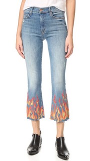 Укороченные потрепанные джинсы Insider Mother