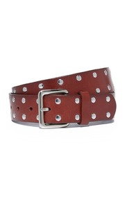 Ремень в байкерском стиле с плоскими заклепками Rebecca Minkoff