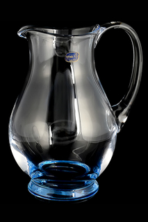 Графин 1,5 л синий Bohemia Crystall
